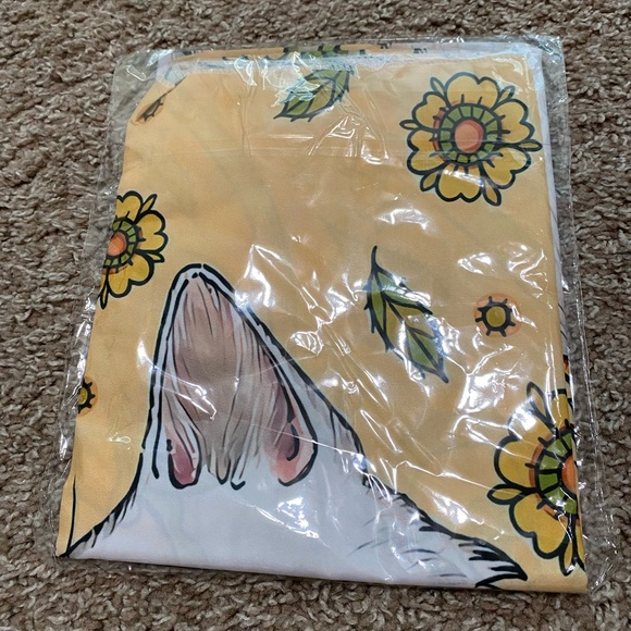 Vintage Graphic Cat Botanical Flower Tapestry Wall Decor - Picture 3 of 4